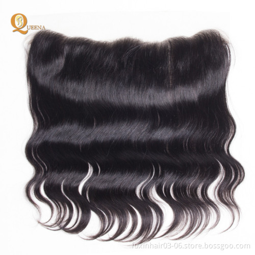 Hair Lace Closure Bundles Natural Ear to Ear Lace Closure Peruvian 3 Bundles with Closure Human Hair 100% Human Remy Hair